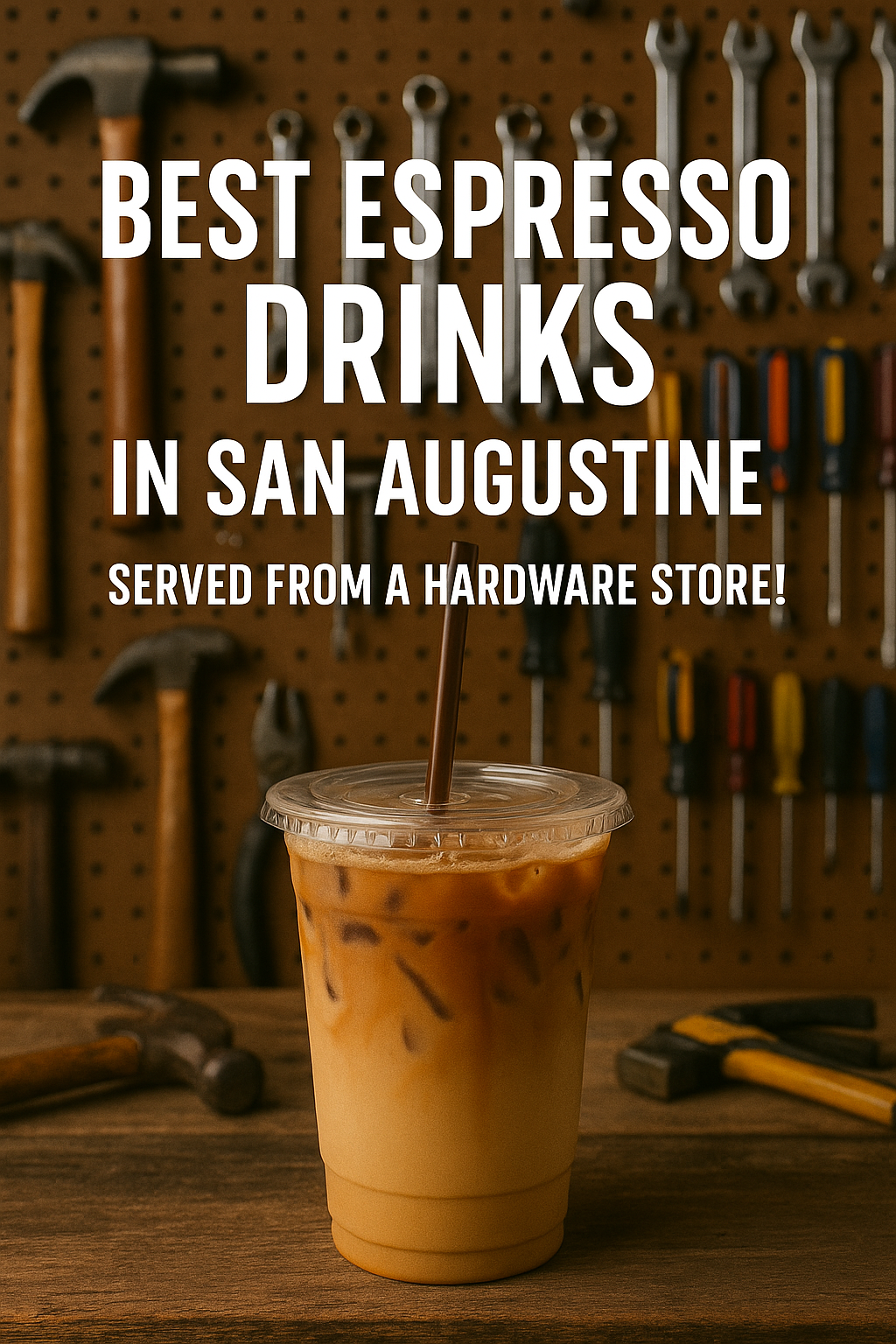Iced Latte Hardware Store Coffee San Augustine